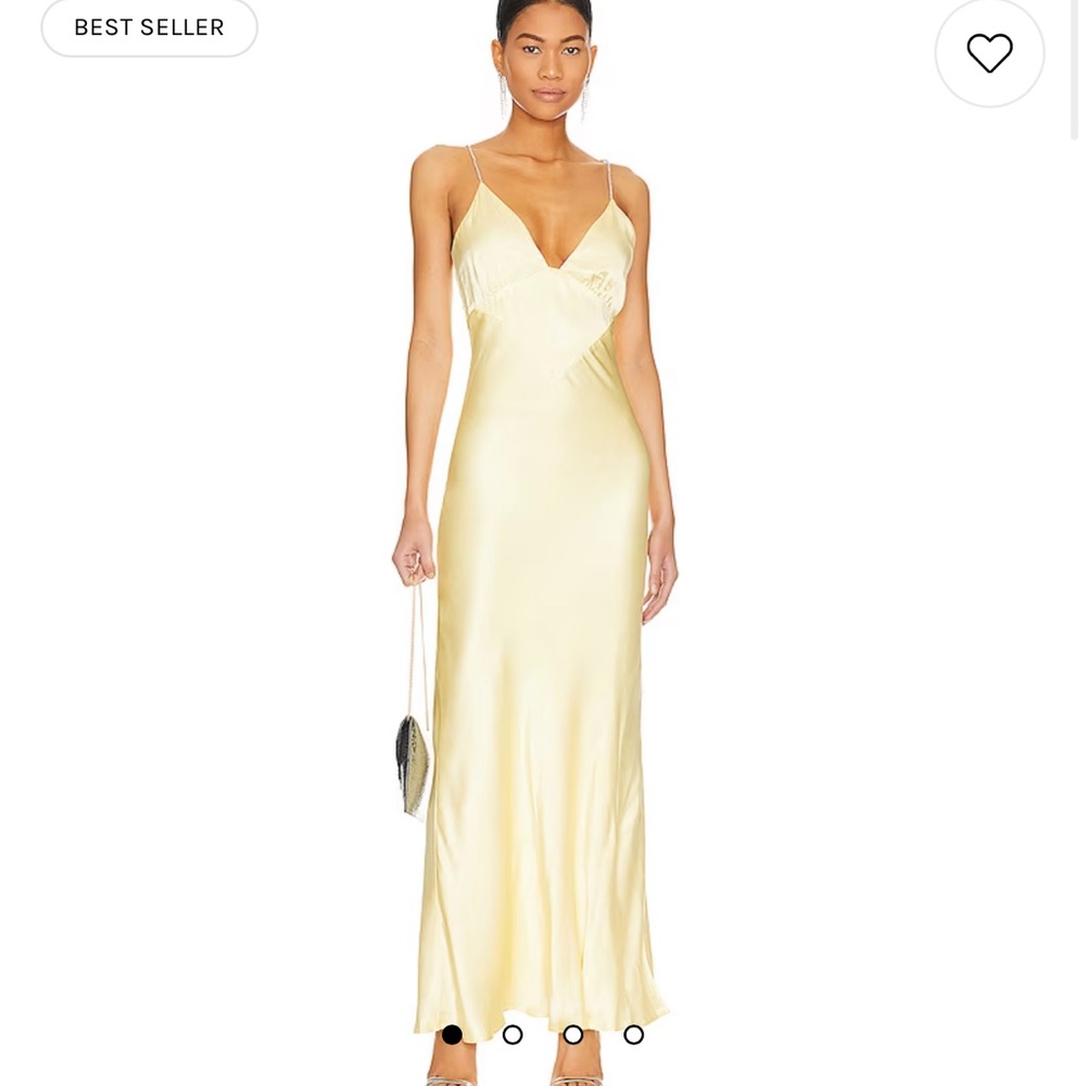 Capri Diamonte Revolve Yellow Dress